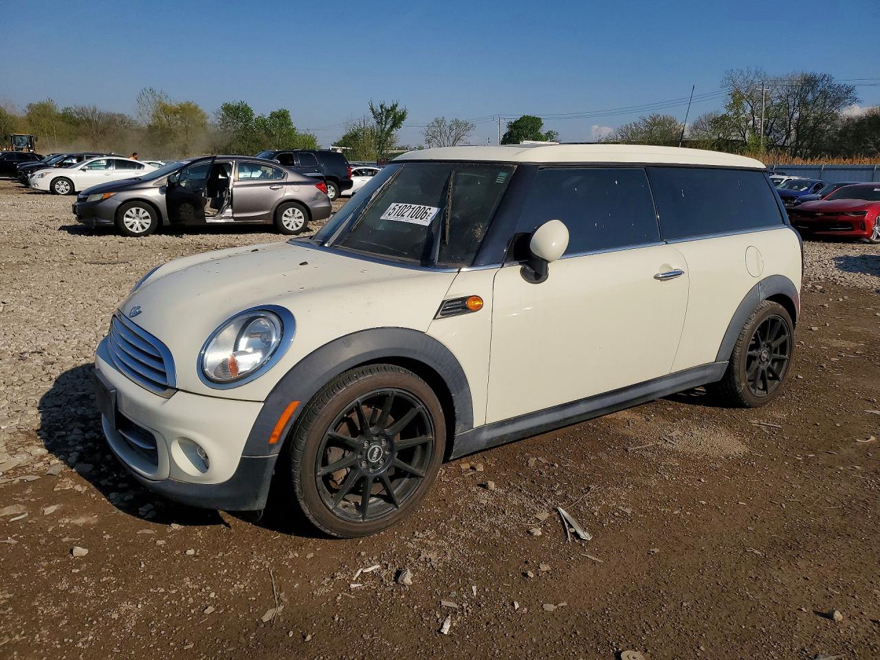 2011 MINI Clubman, VIN WMWZF3C58BT188859 — Interior fire