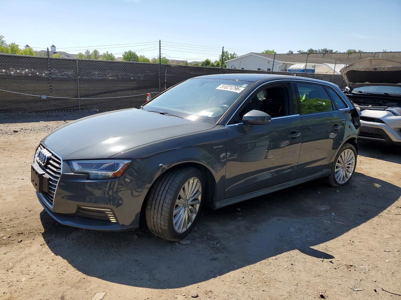 2017 Audi A3 e-tron Sportback Premium Plus, VIN WAUTPBFF5HA047754 — Rear end