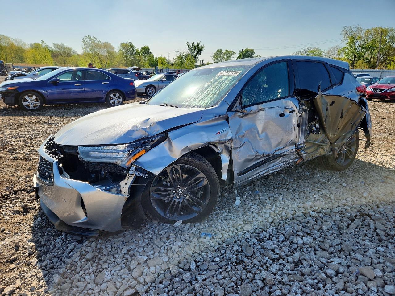 2023 Acura RDX w/A-Spec Package, VIN 5J8TC2H60PL009560 — Front end
