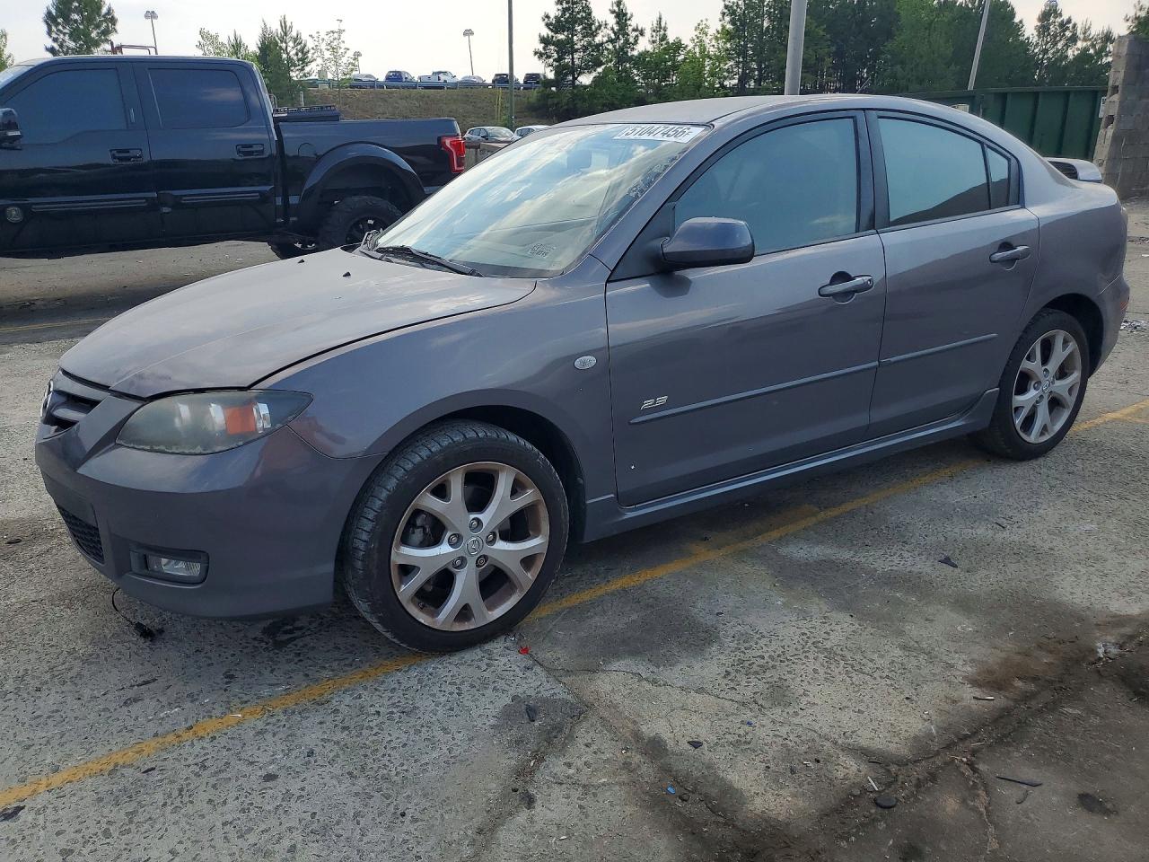 2007 Mazda 3 S Grand Touring, VIN JM1BK323171634384 — Front end