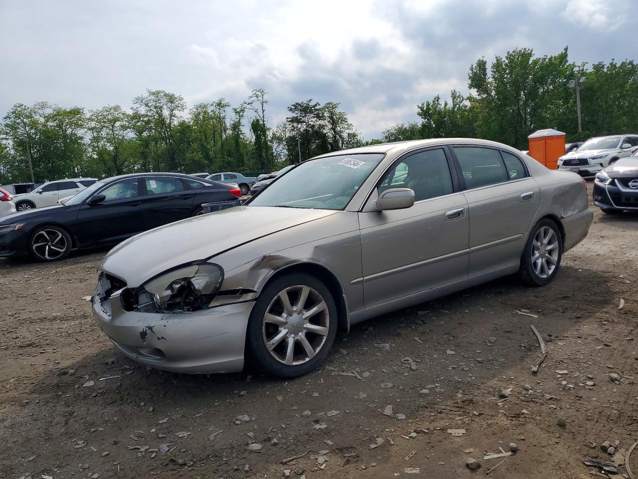 2003 Infiniti Q45, VIN JNKBF01A63M102154 — Front end