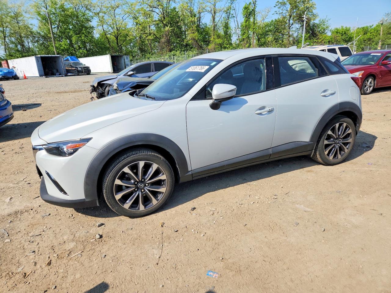 2019 Mazda CX-3 Touring, VIN JM1DKFC74K0436702 — Rear end
