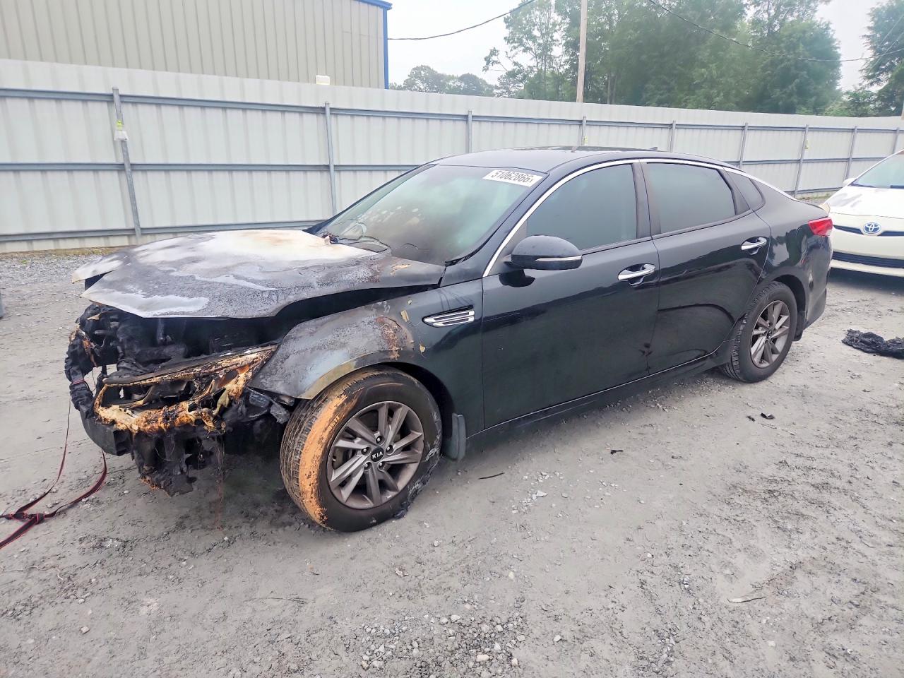 2020 Kia Optima LX, VIN 5XXGT4L39LG415811 — Engine fire