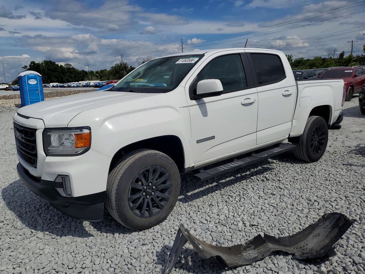 2022 GMC Canyon 2WD Elevation, VIN 1GTG5CEN8N1310744 — Rear end