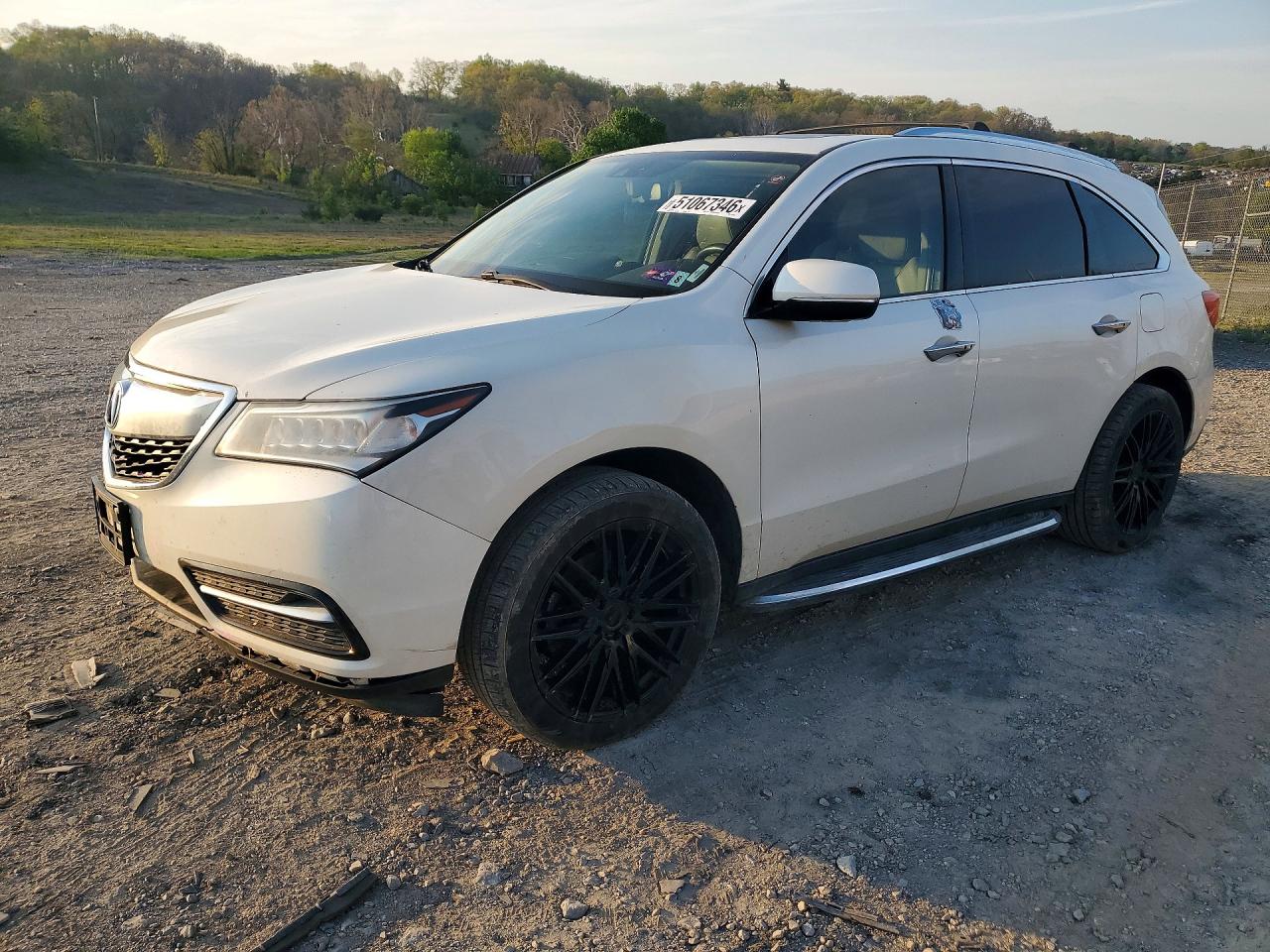 2015 Acura MDX Technology, VIN 5FRYD4H65FB031163 — Undercarriage