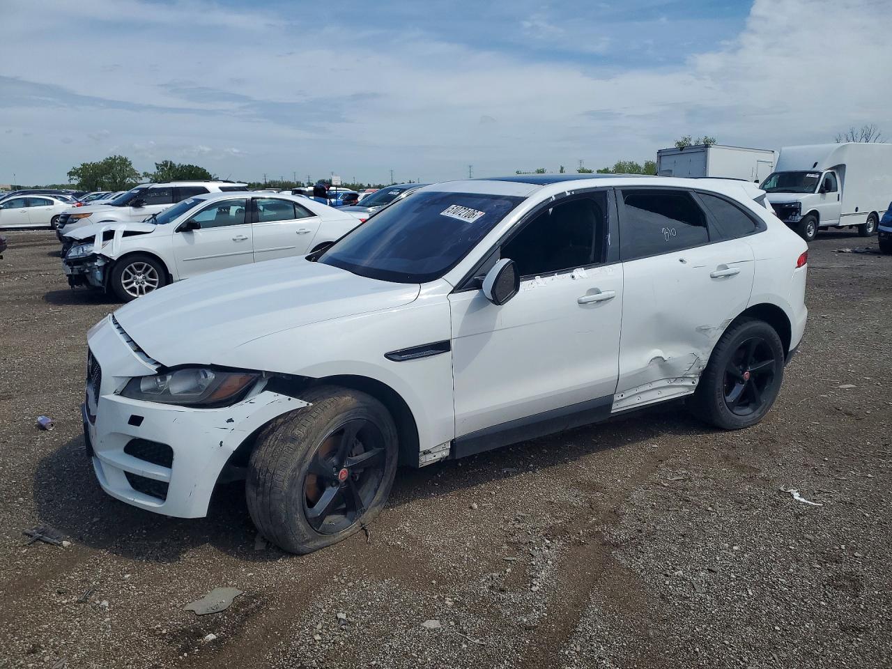 2020 Jaguar F-Pace 25t Premium, VIN SADCJ2FX0LA649164 — Vandalism