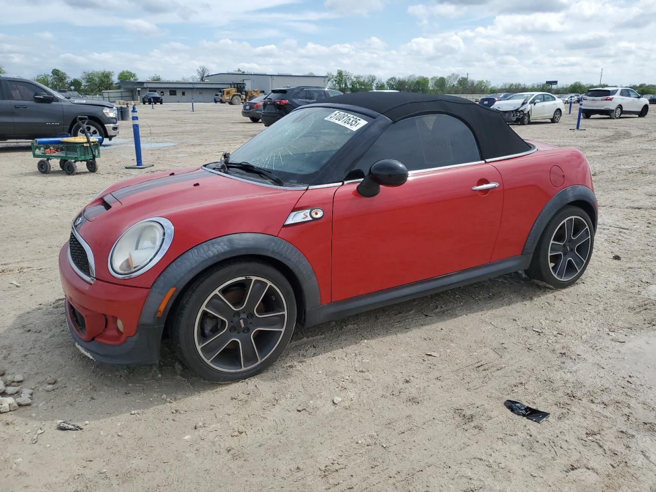 2013 MINI Roadster S, VIN WMWSY3C56DT593536 — Vandalism