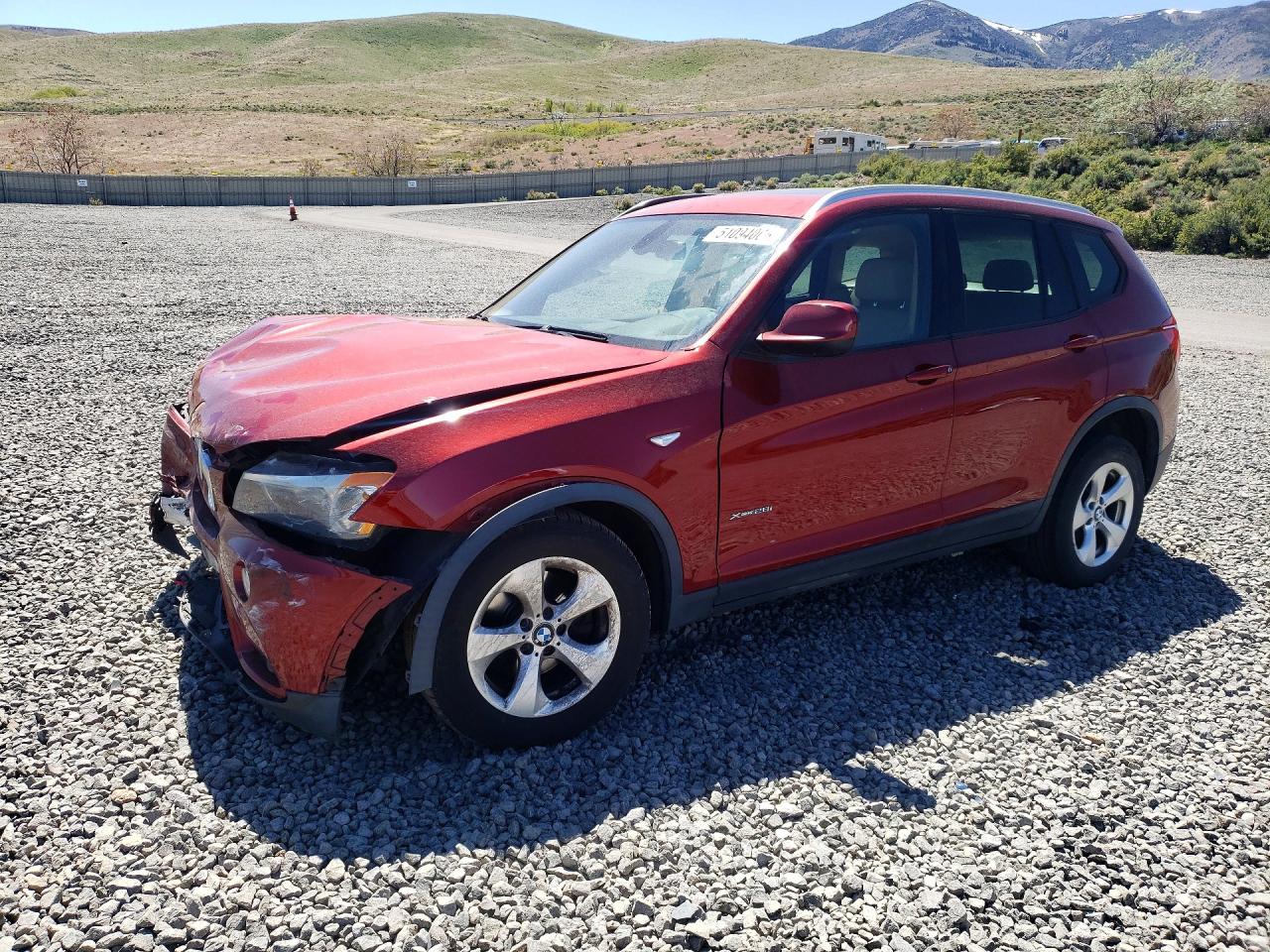 2012 BMW X3 28i, VIN 5UXWX5C52CL728267 — Перед