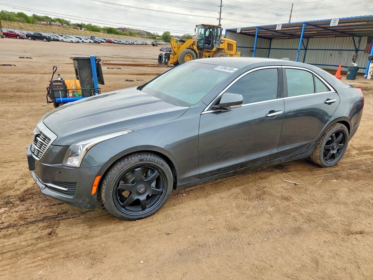 2016 Cadillac ATS Luxury Collection AWD, VIN 1G6AH5RX9G0111606 — Undercarriage