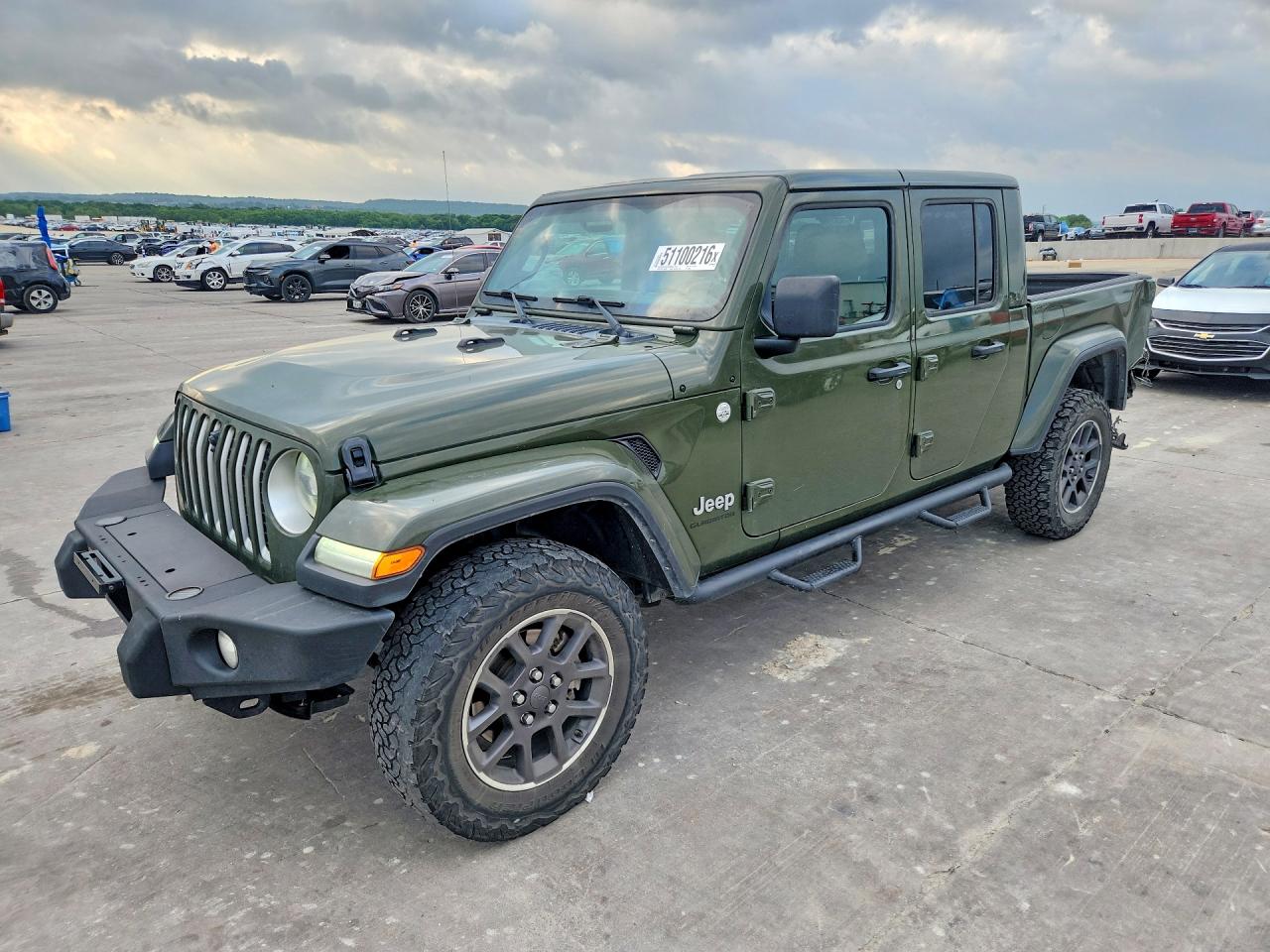 2021 Jeep Gladiator Overland, VIN 1C6JJTFM3ML569563 — Rear end