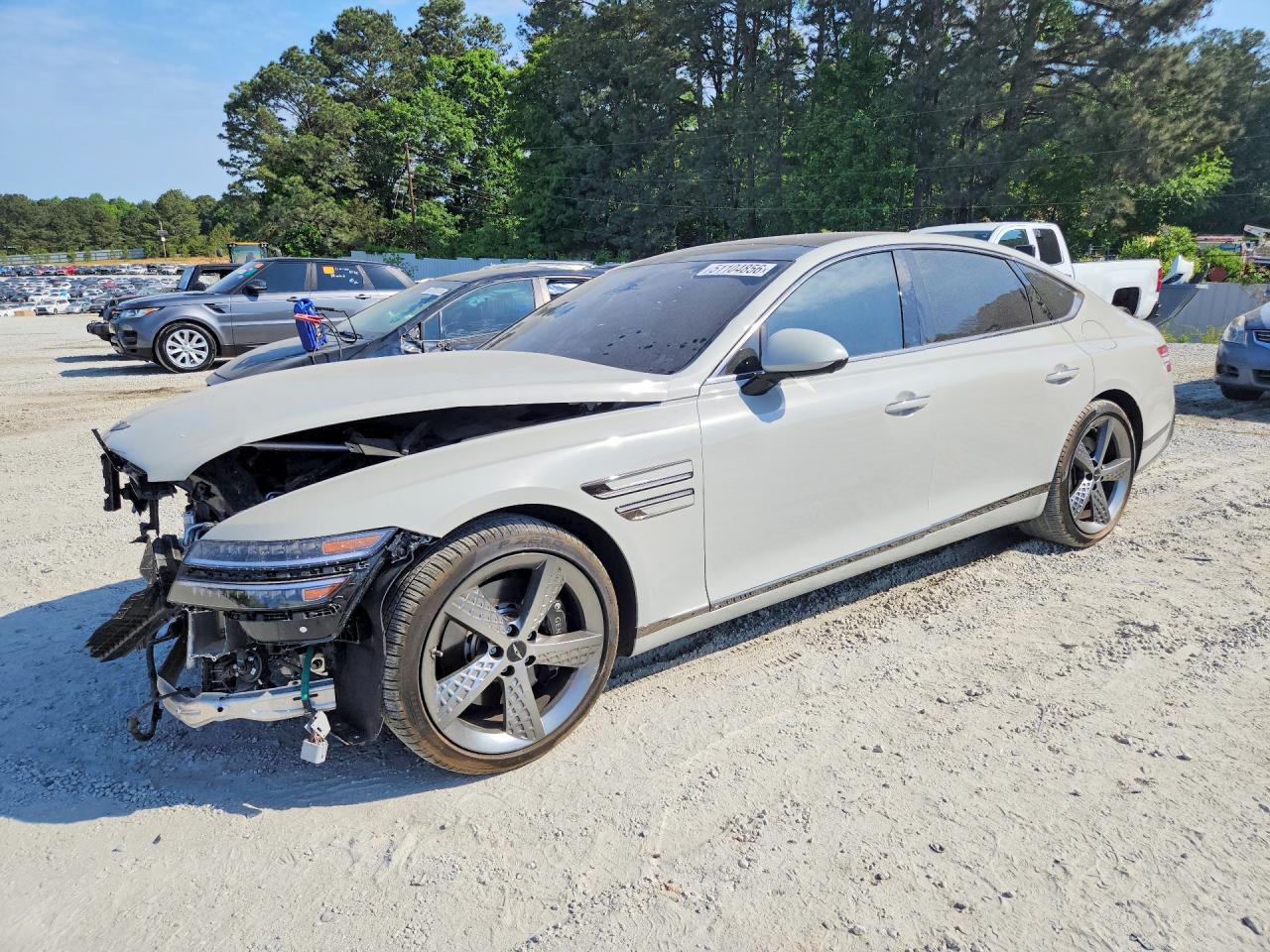 2026 Genesis G80 3.5T Sport Prestige, VIN KMTGG4SD7TU318133 — Front end