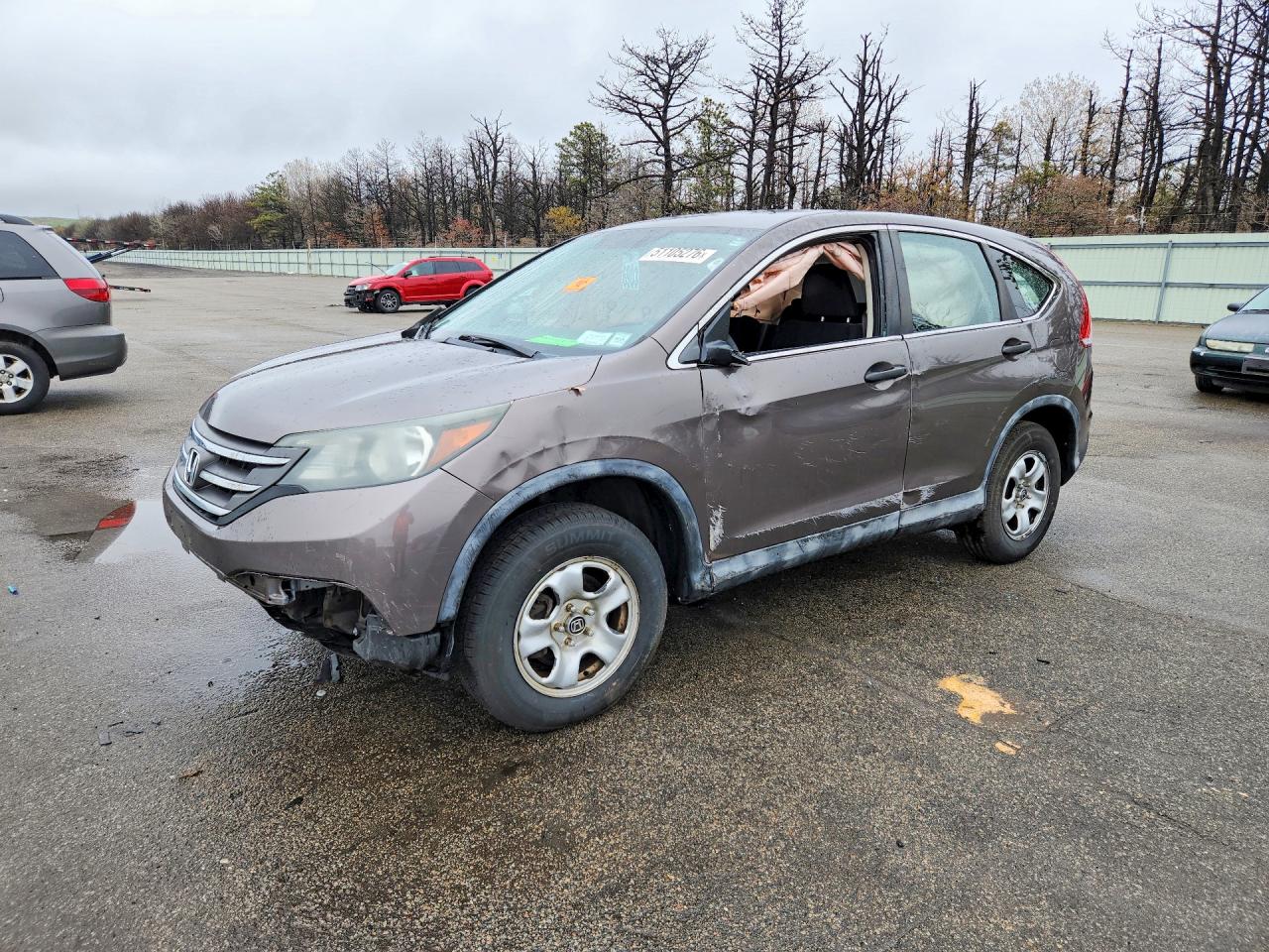 2014 Honda CR-V LX, VIN 2HKRM4H32EH684254 — Front end