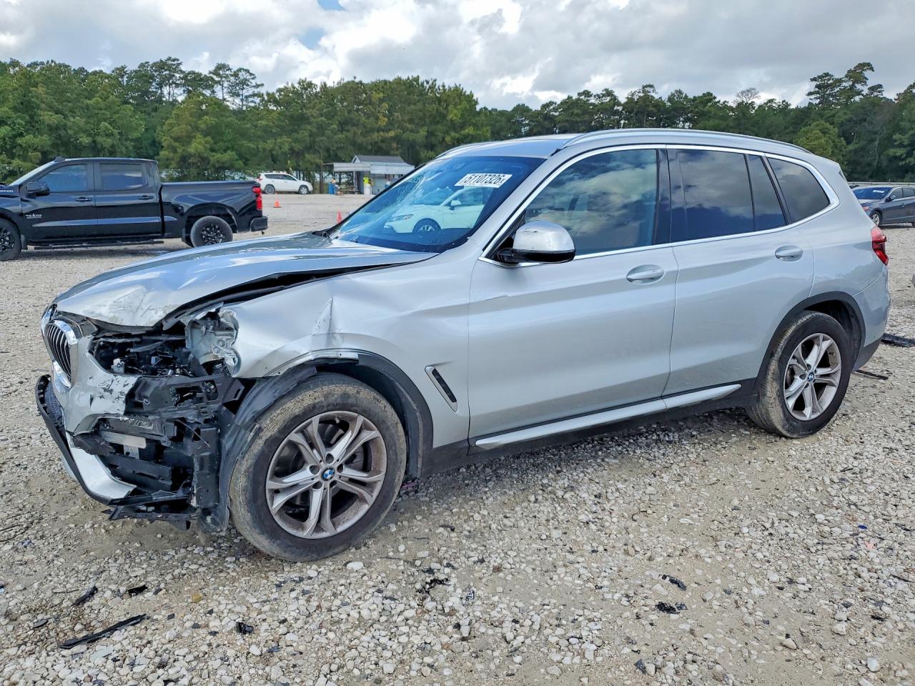 2021 BMW X3 xDrive30i, VIN 5UXTY5C05M9H98867 — Front end
