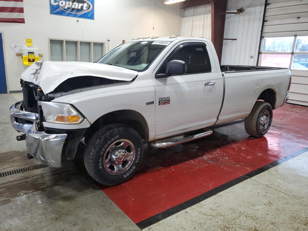 2010 Dodge RAM, VIN 3D7LT2ET6AG122349 — Front end