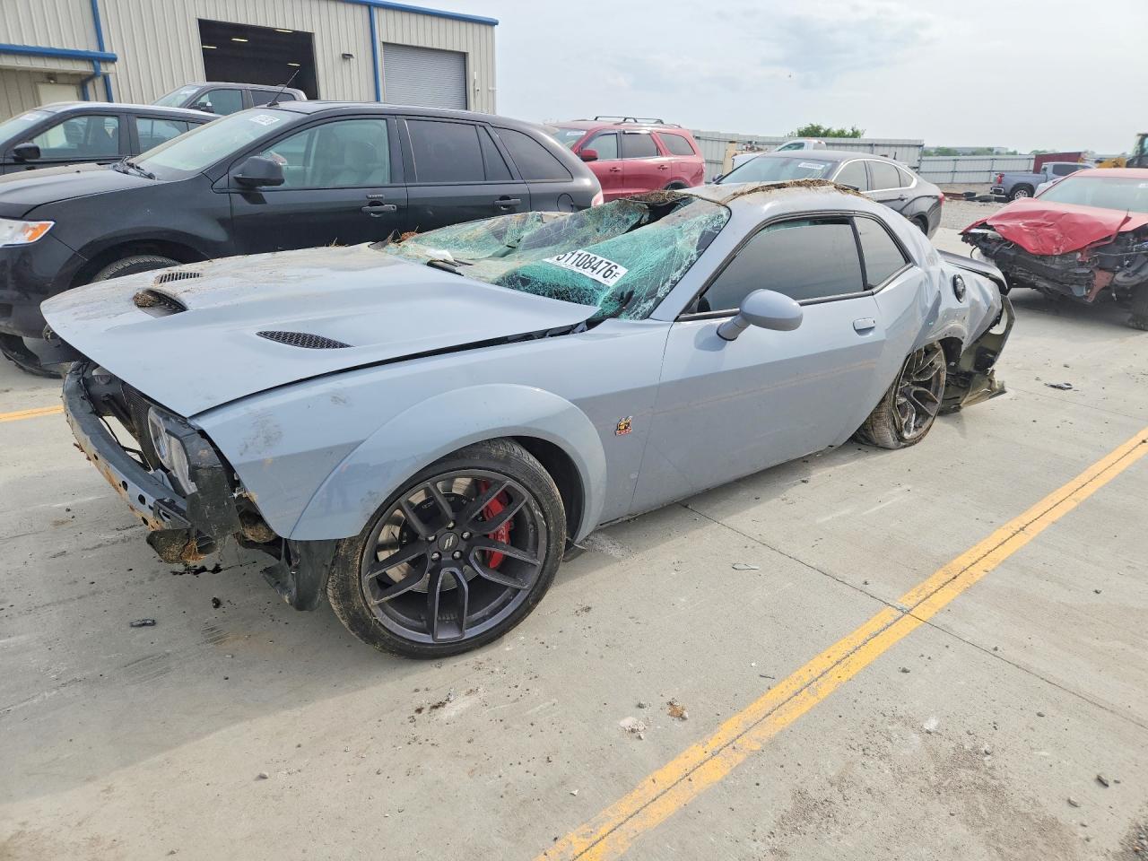 2021 Dodge Challenger R/T Scat Pack Widebody, VIN 2C3CDZFJ2MH509681 — Roof