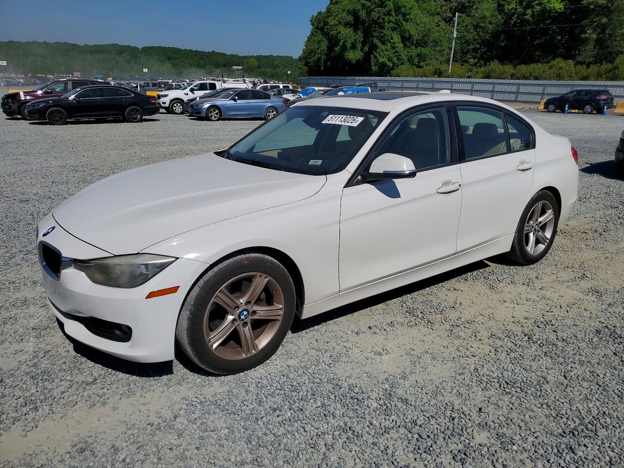 2013 BMW 3 Series 328i, VIN WBA3A5C55DF601368 — Prior damage history