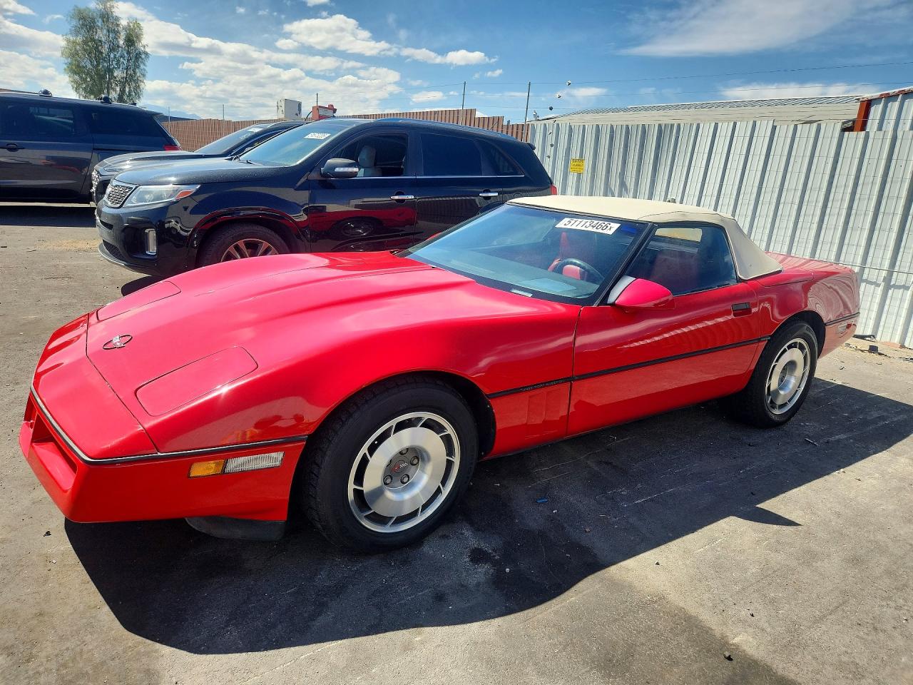 1987 Chevrolet Corvette, VIN 1G1YY3187H5127949 — Minor dents and scratches