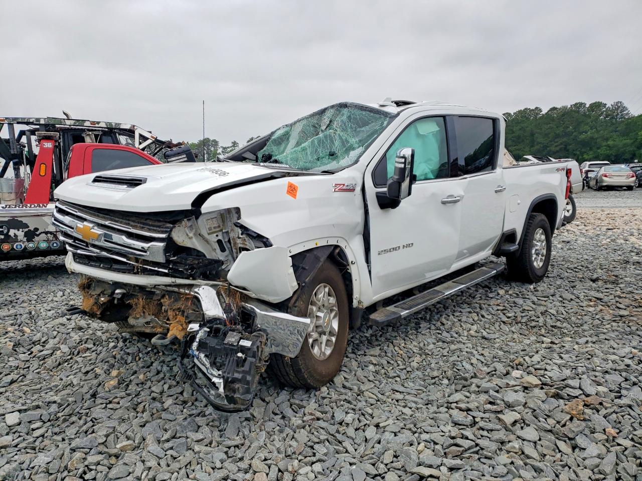 2024 Chevrolet Silverado 2500HD LTZ, VIN 1GC4YPEY9RF103509 — Rollover