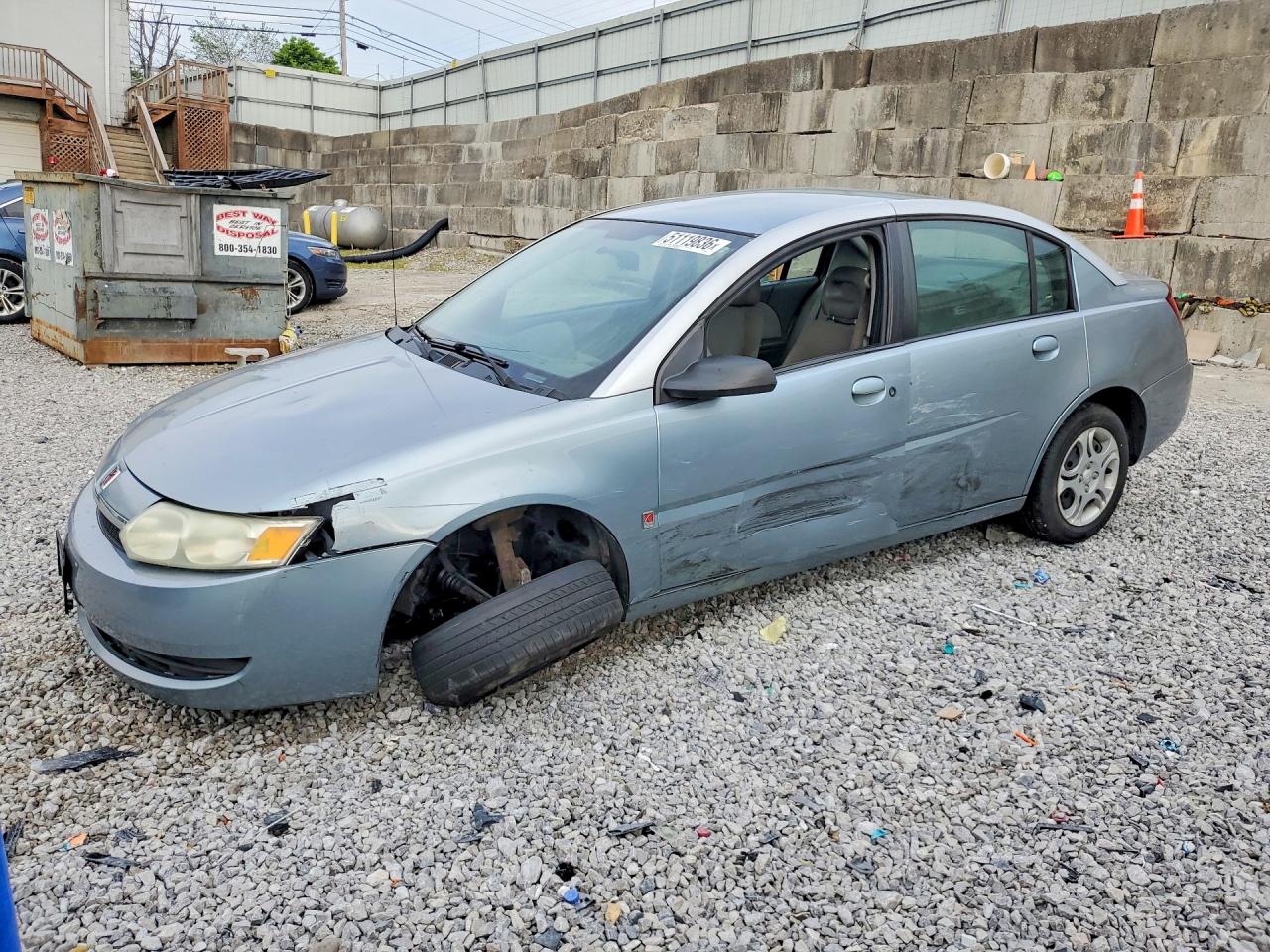 2003 Saturn ION ION 2, VIN 1G8AJ52F03Z166836 — Side
