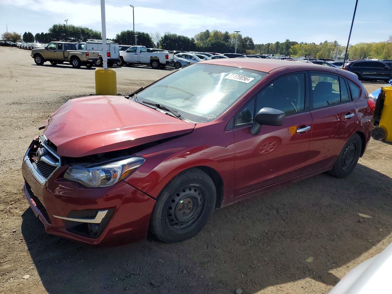 2015 Subaru Impreza 2.0i, VIN JF1GPAA6XF8200984 — Front end