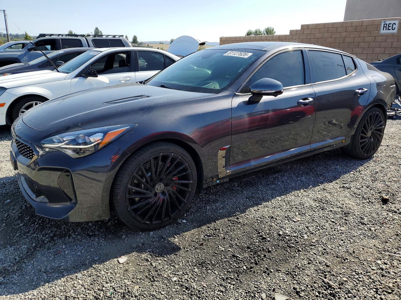 2022 Kia Stinger GT2, VIN KNAE55LC9N6105146 — Зад