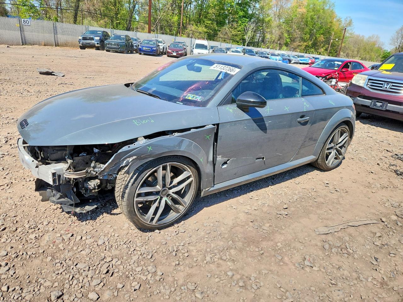 2017 Audi TT, VIN TRUC5AFV5H1006511 — Перед