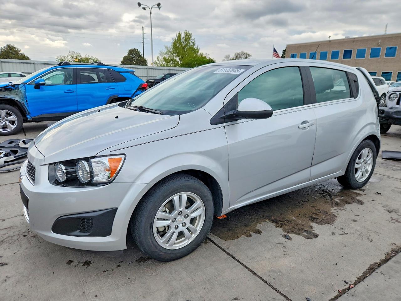 2013 Chevrolet Sonic LT, VIN 1G1JC6SB8D4160907 — Rear end