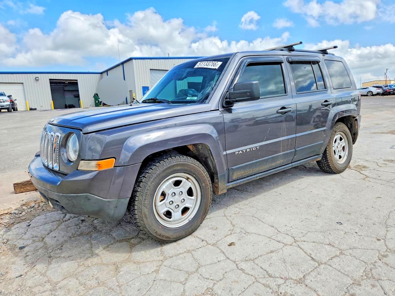 2016 Jeep Patriot Sport, VIN 1C4NJRBB4GD684866 — Side