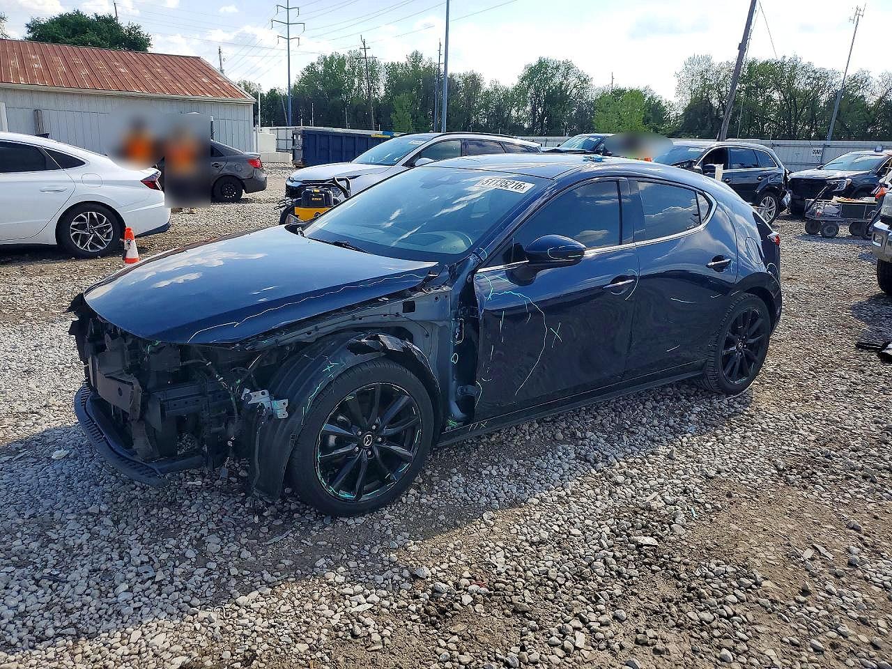 2019 Mazda 3, VIN JM1BPALM3K1104892 — Front end