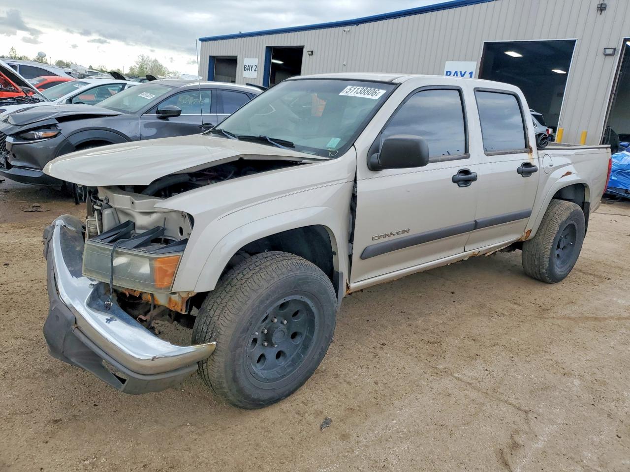 2004 GMC Canyon 1SF SLE Z71, VIN 1GTDT136348106402 — Перед