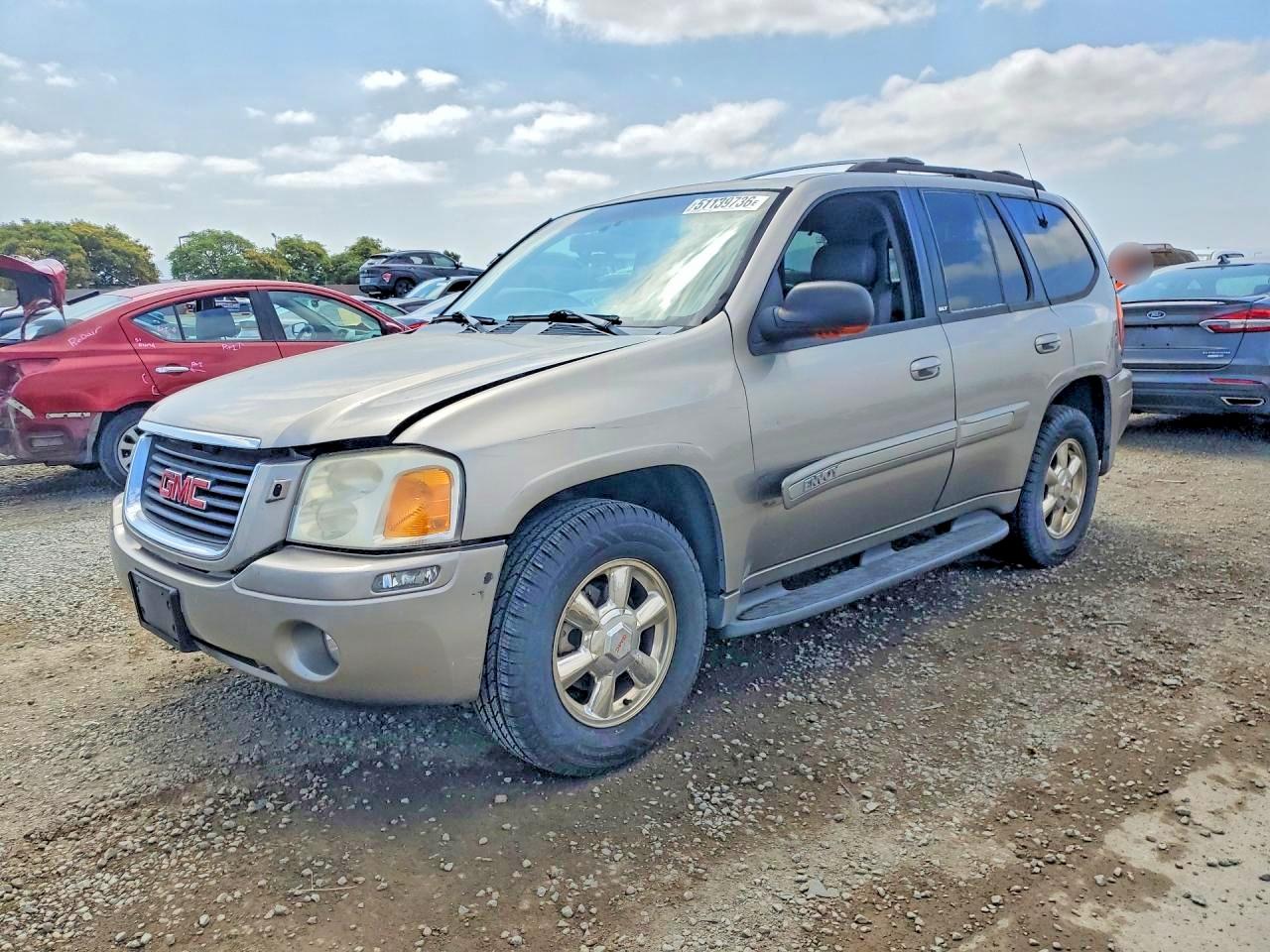 2002 GMC Envoy SLE, VIN 1GKDT13S422348469 — Minor dents and scratches