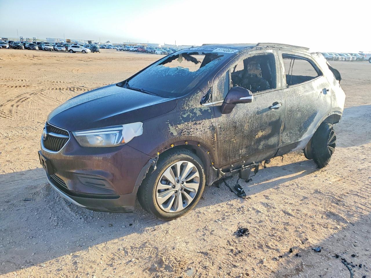 2018 Buick Encore Preferred, VIN KL4CJASB4JB665112 — Interior fire