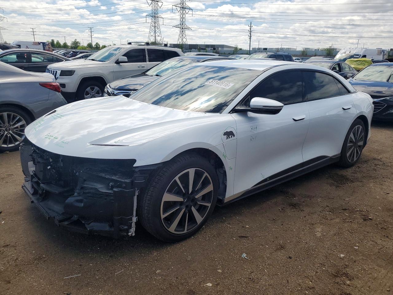 2025 Lucid Air Touring, VIN 50EA1TEAXSA035013 — Front end
