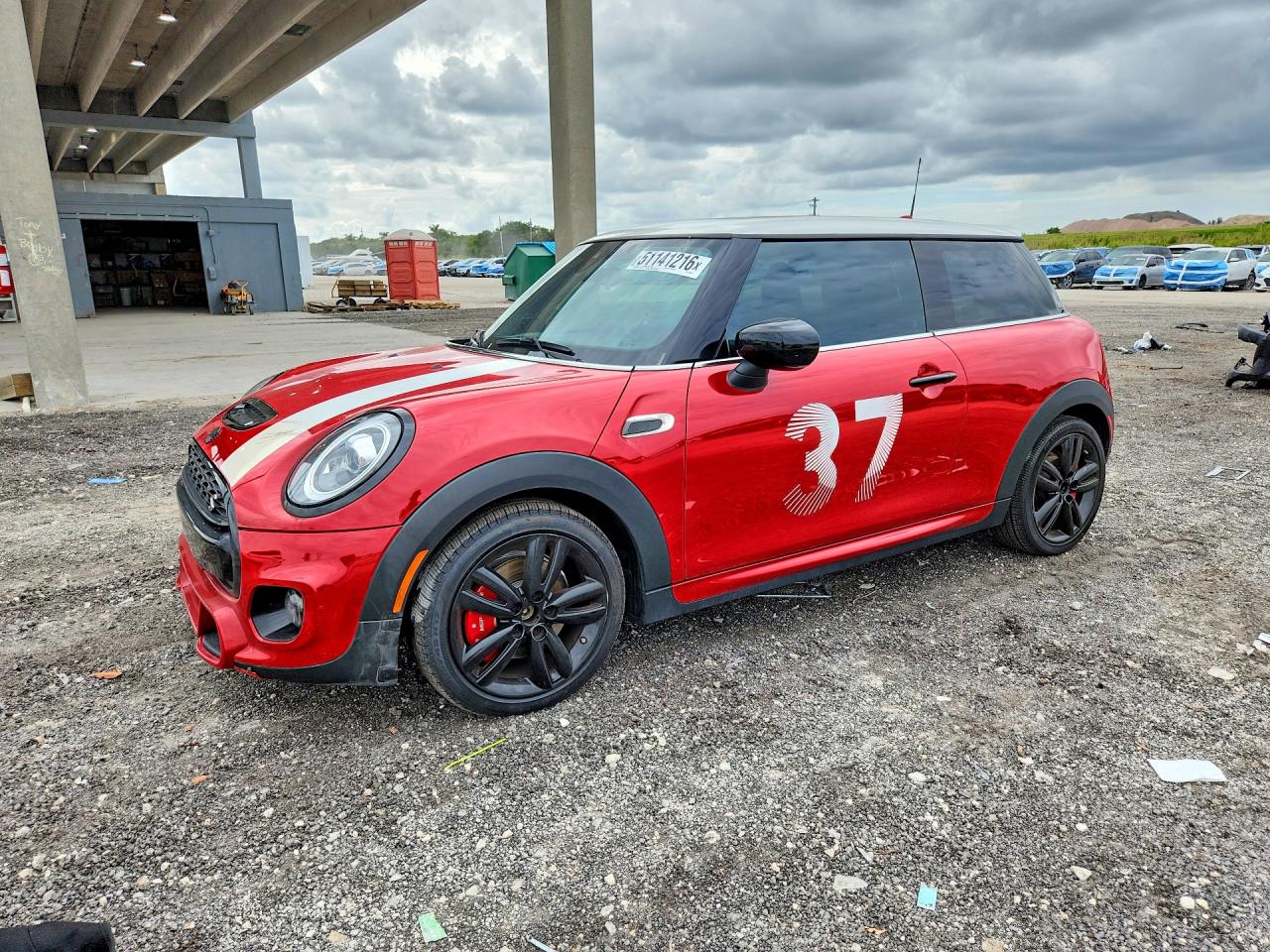 2021 MINI Hardtop Cooper S, VIN WMWXR5C04M2N86593 — Water / flood