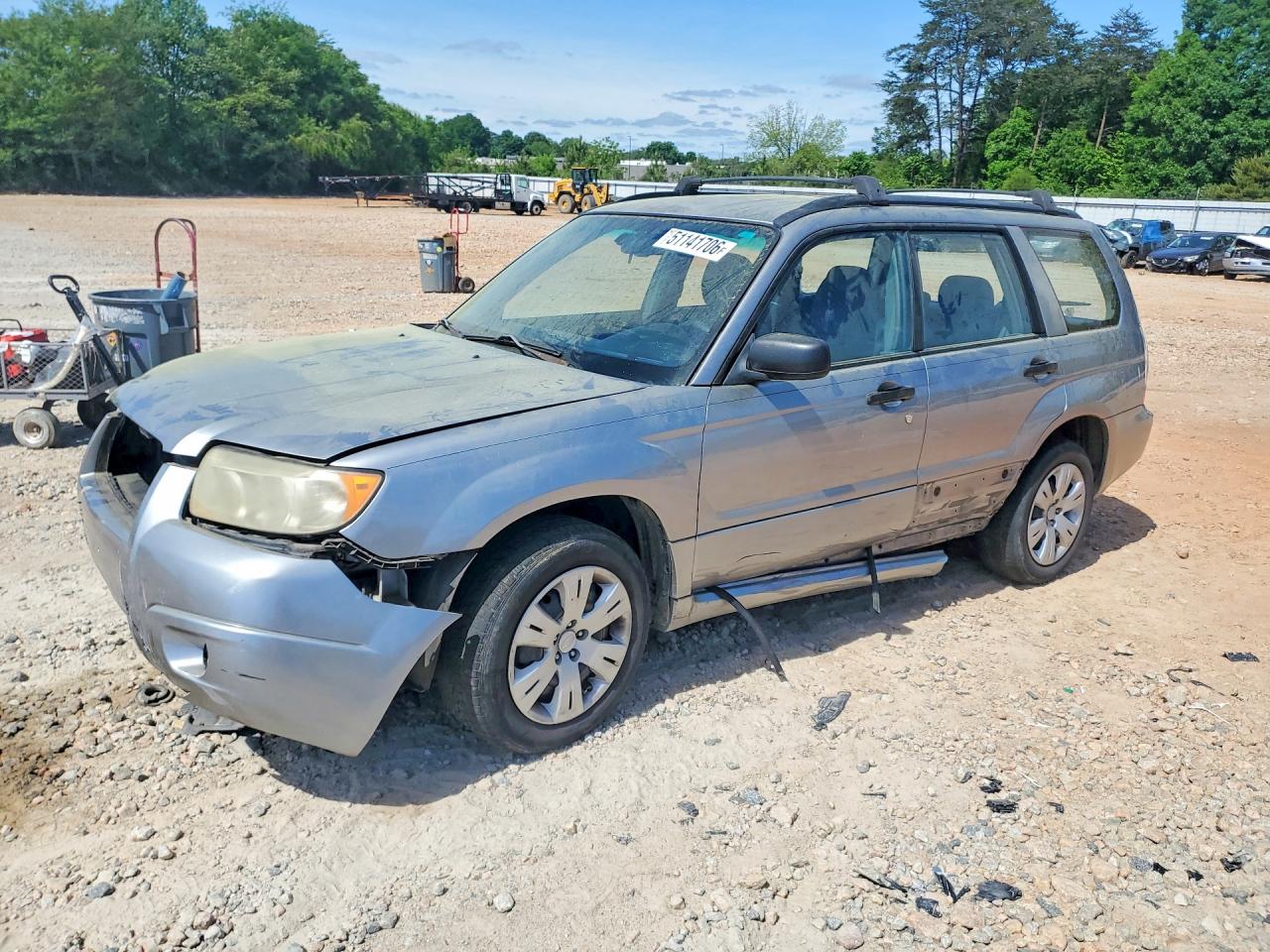 2008 Subaru Forester X, VIN JF1SG63628H706316 — Front end