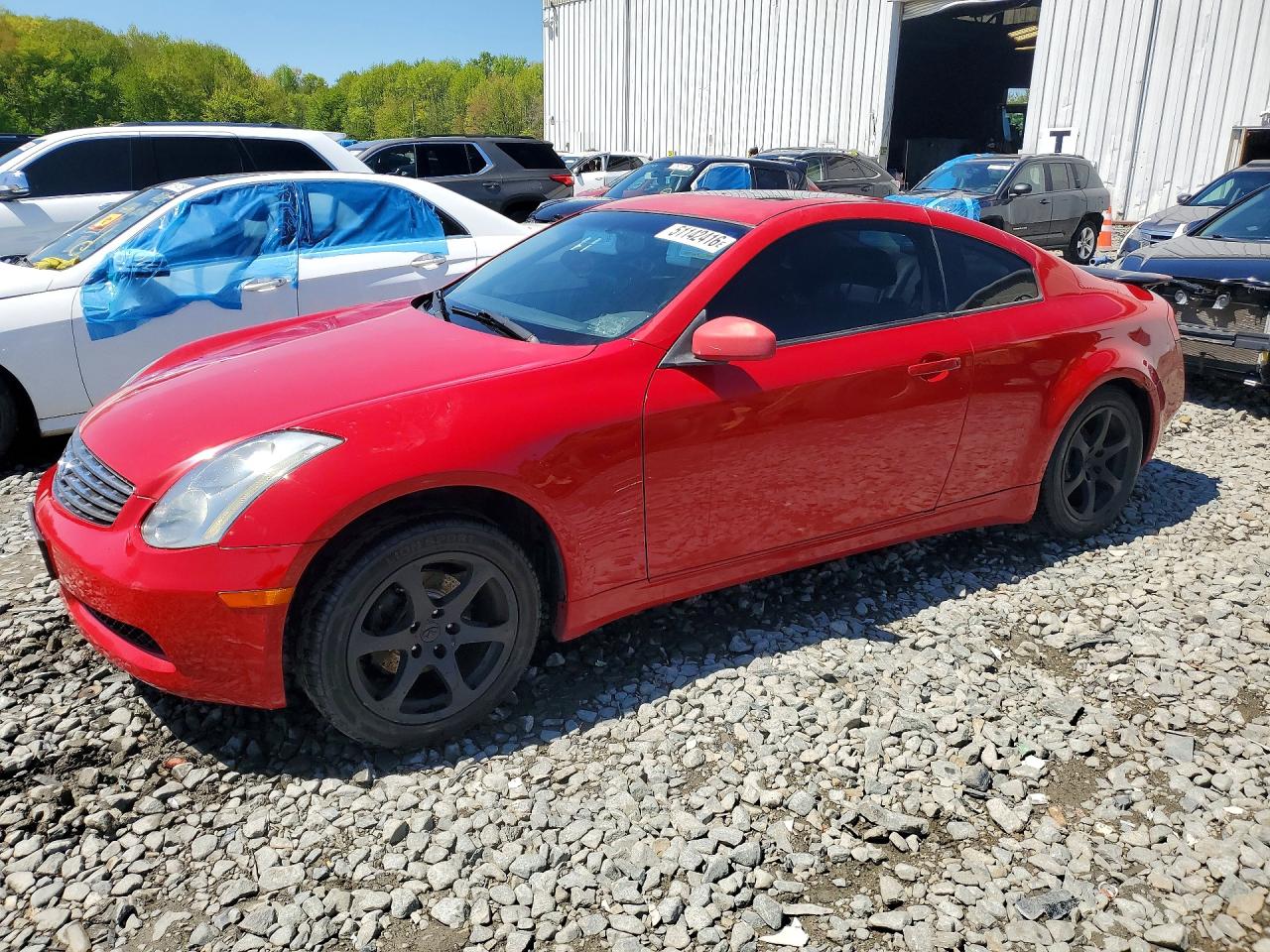 2003 Infiniti G35 w/Leather, VIN JNKCV54E03M206271 — Front end
