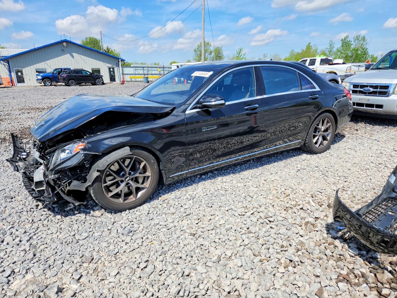 2015 Mercedes-Benz S 550, VIN WDDUG8FB7FA190635 — Front end