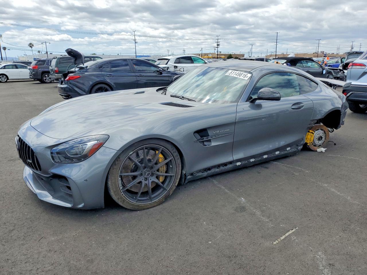 2018 Mercedes-Benz AMG GT R, VIN WDDYJ7KA6JA013187 — Rear end