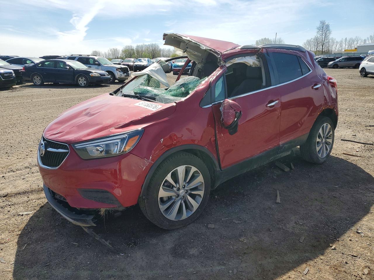 2019 Buick Encore Preferred, VIN KL4CJASB7KB870862 — Roof