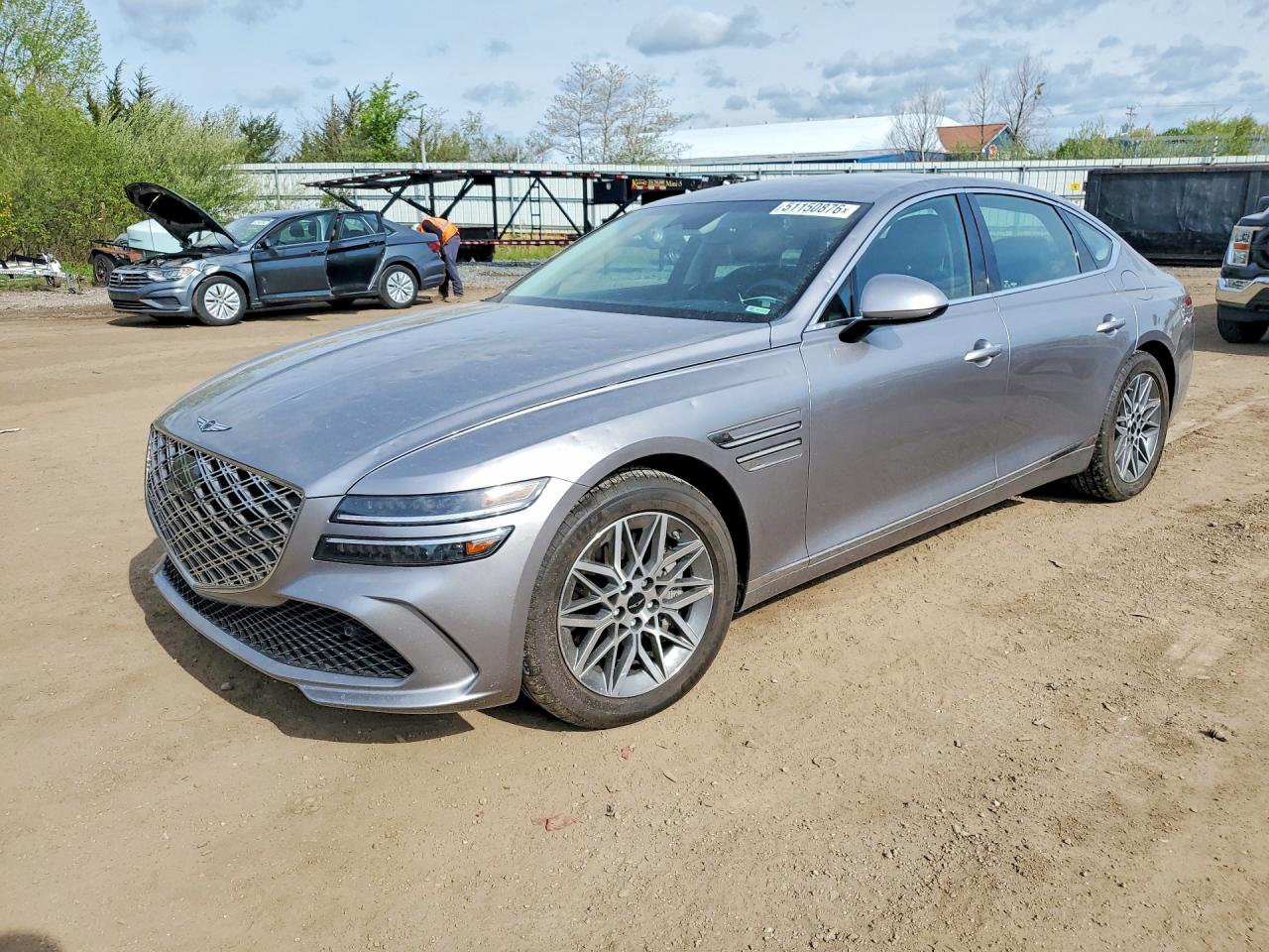 2025 Genesis G80 2.5T, VIN KMTGA4SC4SU267231 — Hail