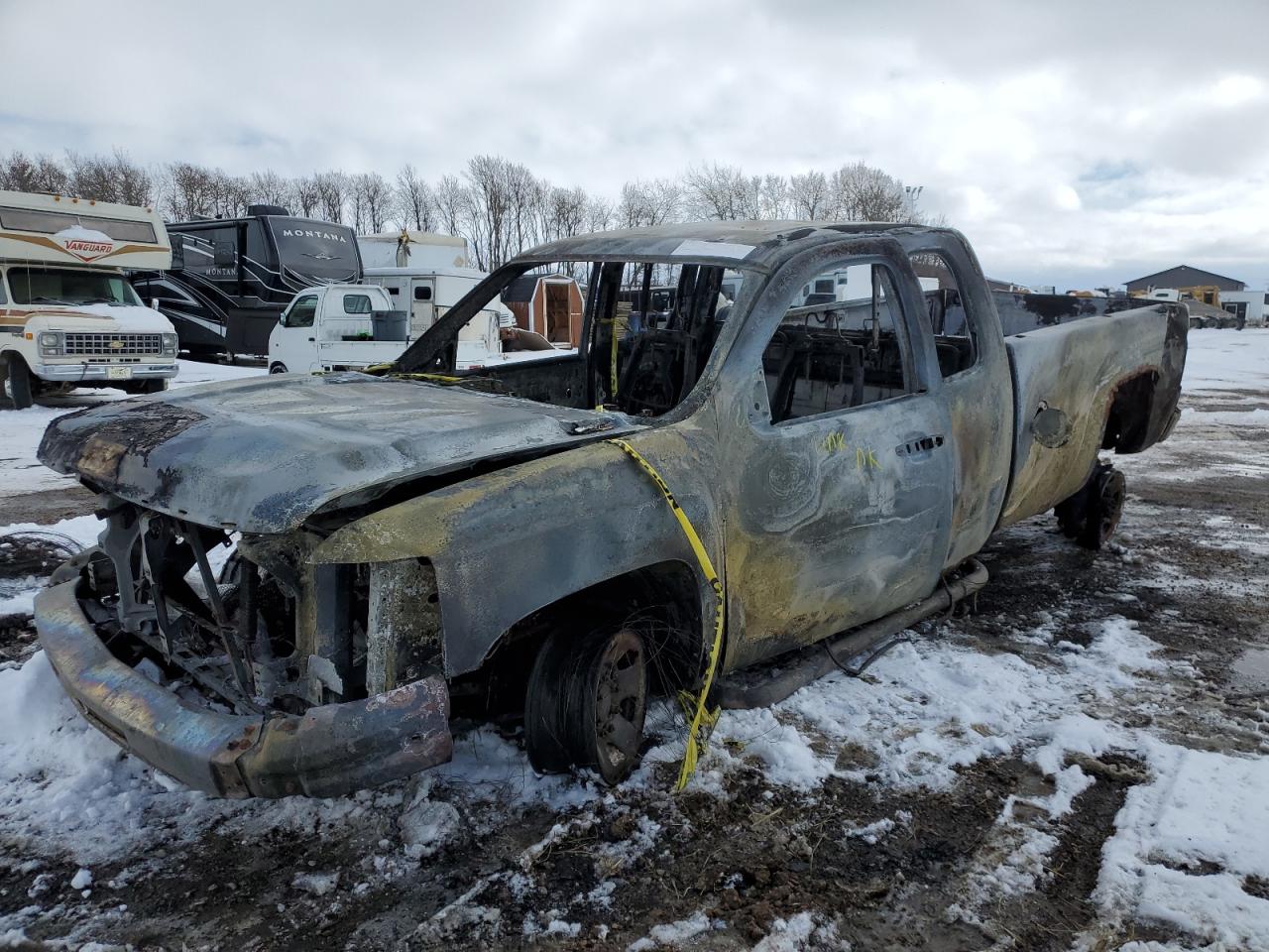 2007 Chevrolet Silverado 3500, VIN 1GCHK39K17E530123 — Burn