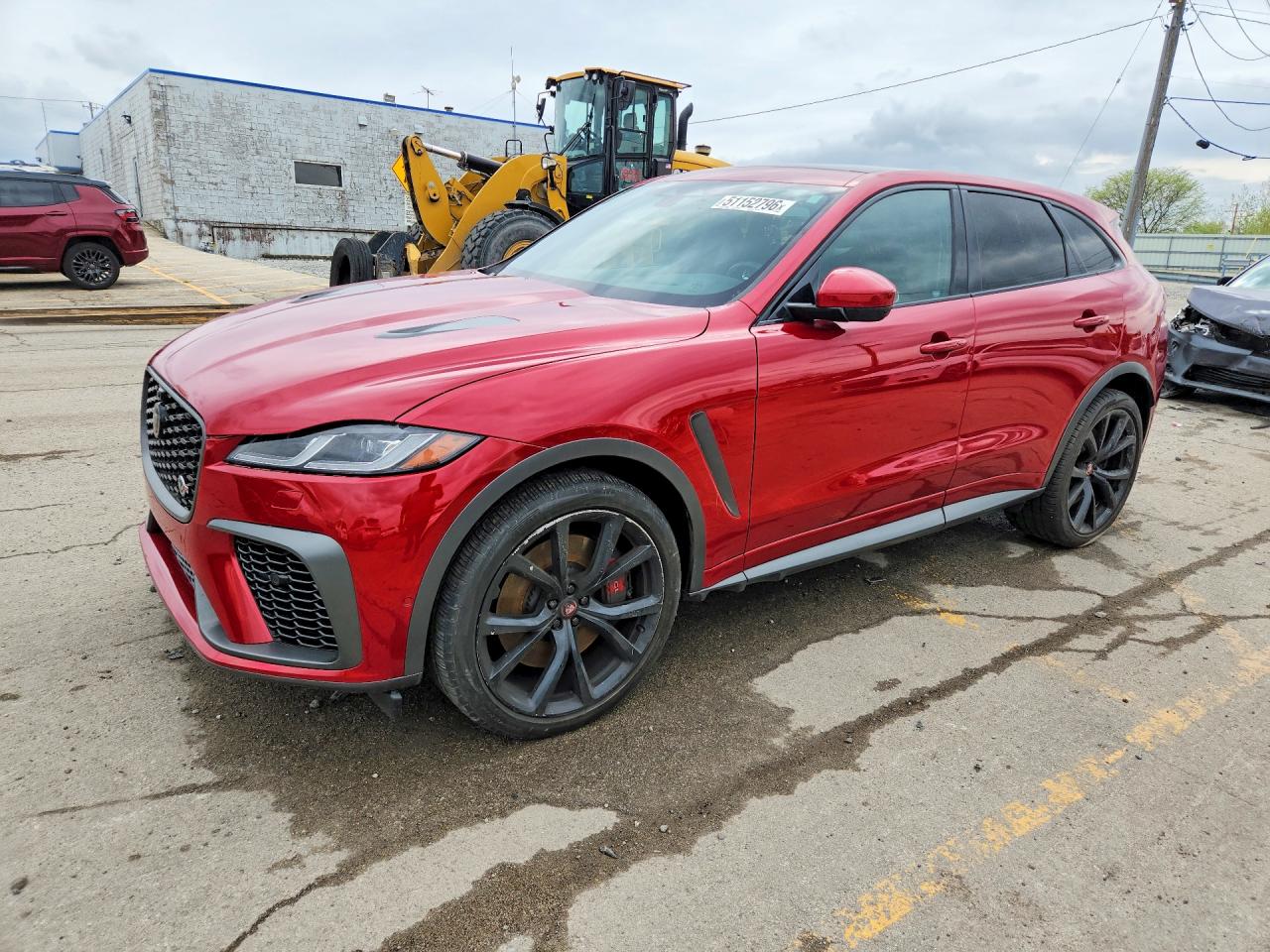 2021 Jaguar F-Pace SVR, VIN SADCZ2EE6MA669395 — Undercarriage