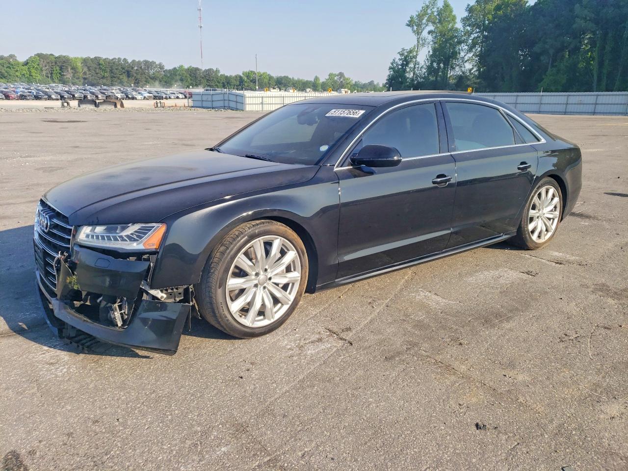 2017 Audi A8, VIN WAU44AFD5HN019127 — Front end