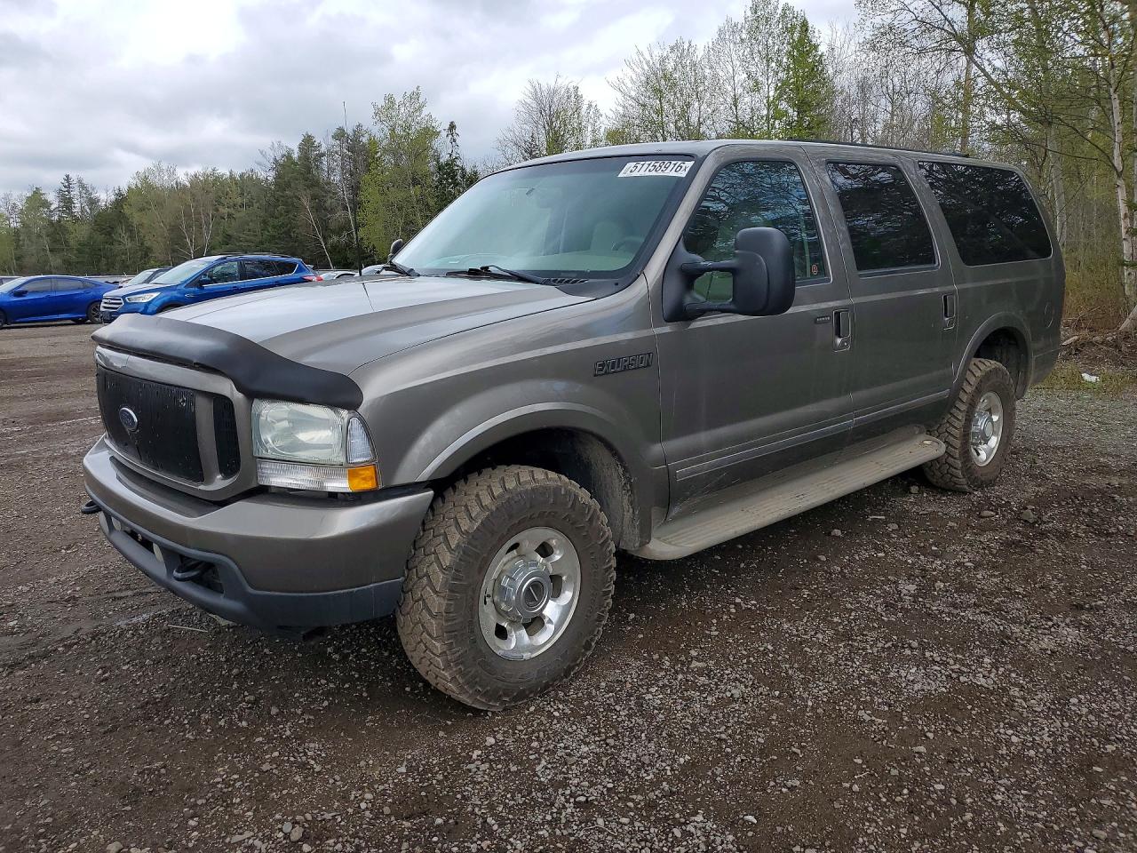 2003 Ford Excursion Limited, VIN 1FMSU43P73ED46627 — Prior damage history