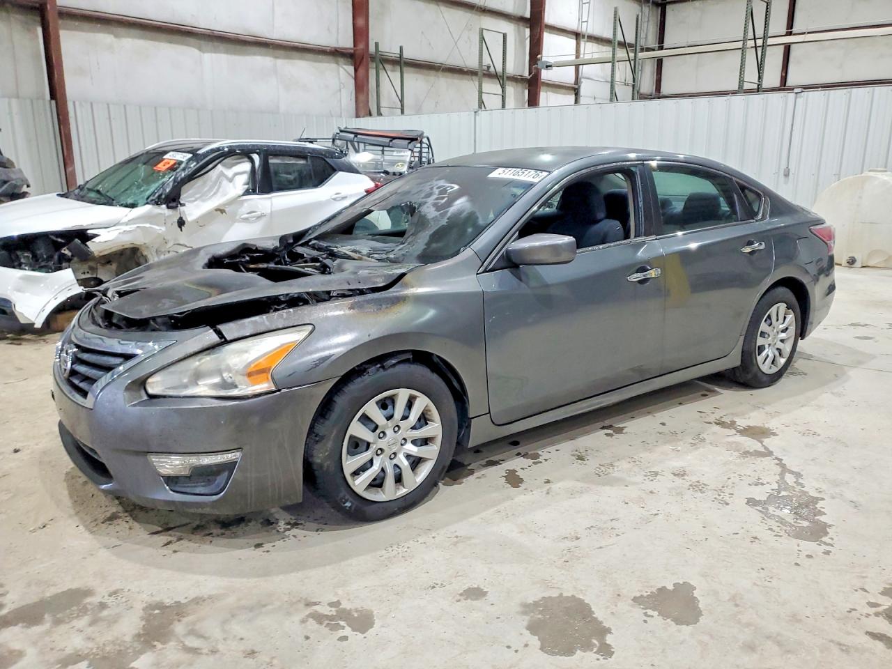 2014 Nissan Altima SL, VIN 1N4AL3AP5EC203597 — Engine fire