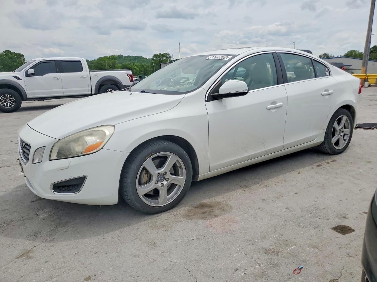 2012 Volvo S60 T5, VIN YV1622FS7C2050485 — Крыша