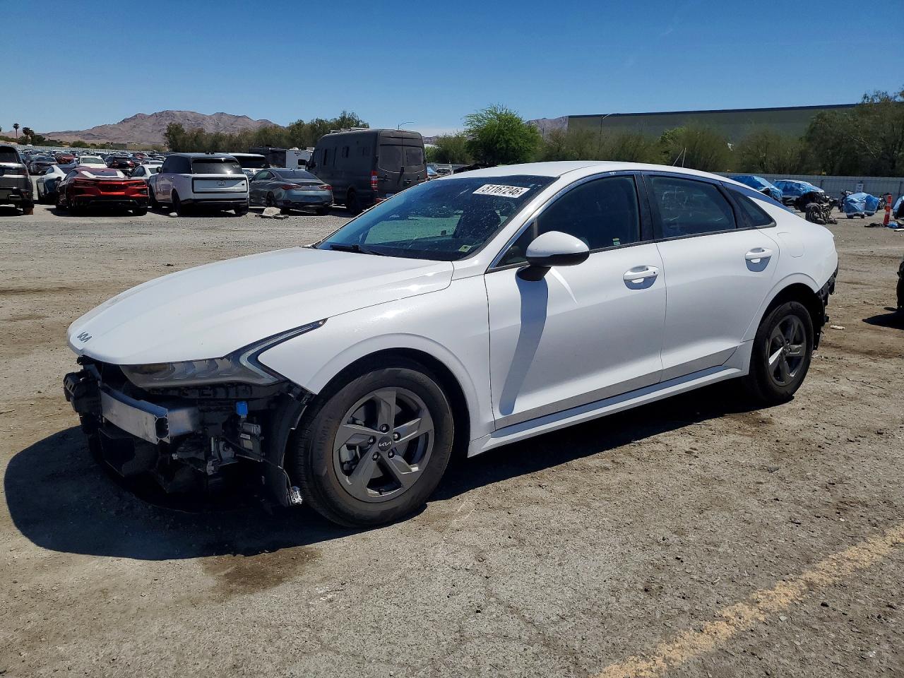 2023 Kia K5 LXS, VIN 5XXG14J29PG209684 — Front end