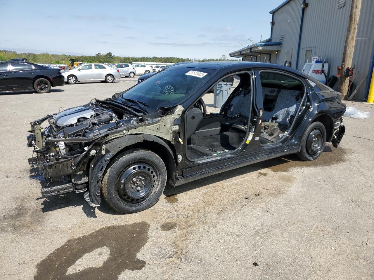 2021 Lexus ES 350 F Sport, VIN 58AHZ1B15MU081763 — Vandalism