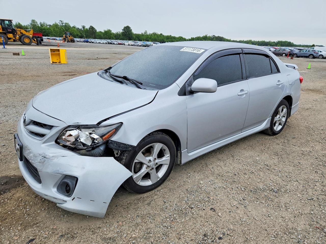 2011 Toyota Corolla S, VIN 2T1BU4EEXBC587437 — Front end