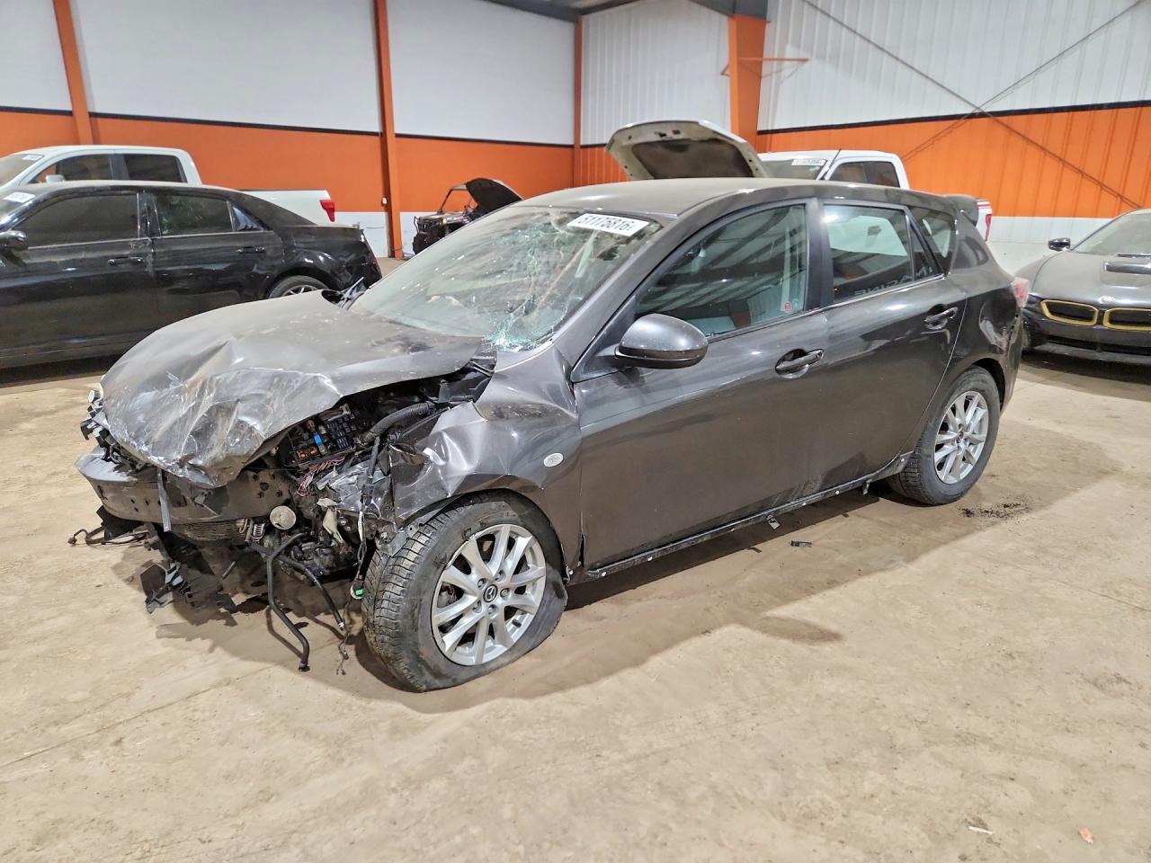 2010 Mazda 3 S Sport, VIN JM1BL1H57A1250885 — Перед